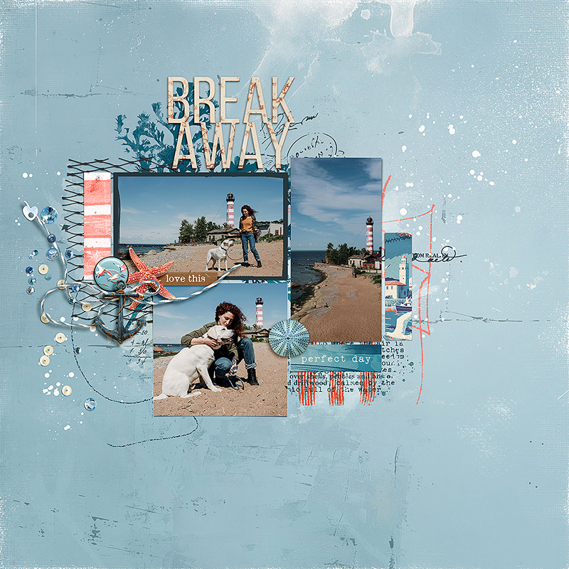 High Tide | Digital Scrapbooking Template Duo - Image 9