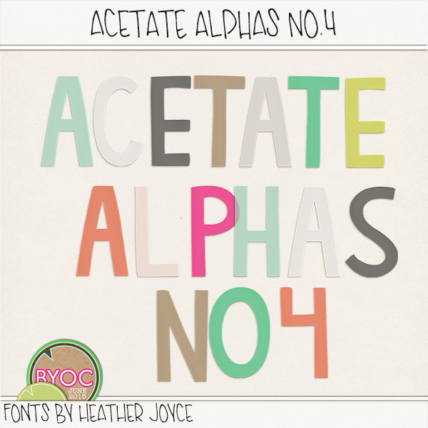 Acetate Alphas No.4