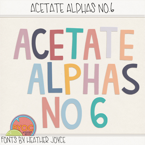 Acetate Alphas No.6