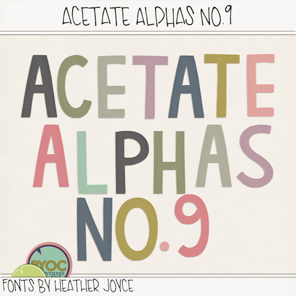Acetate Alphas No.9