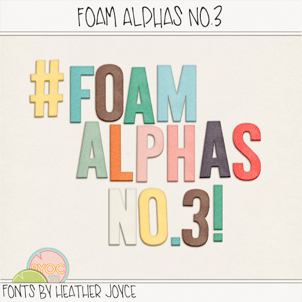Foam Alphas No.3