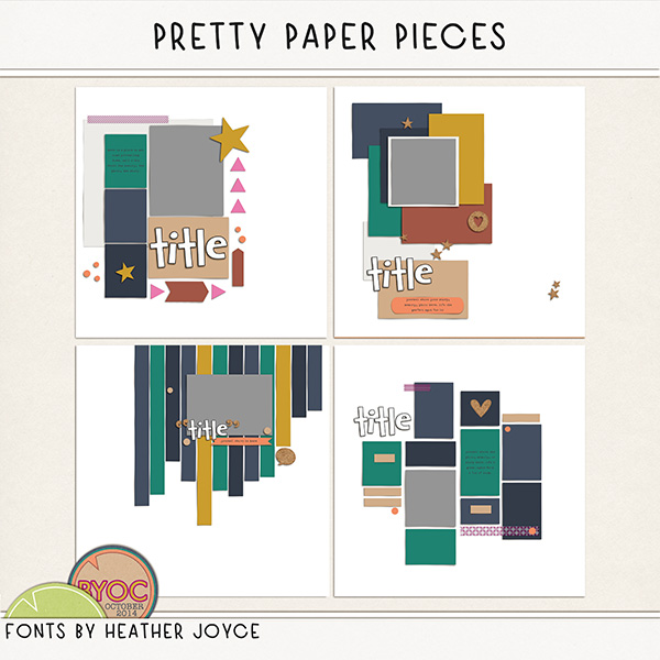 pretty paper pieces