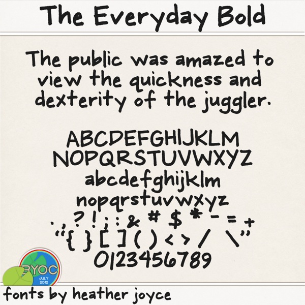 The Everyday Bold