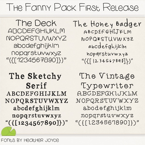 The Fanny Pack : First Release