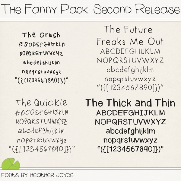 The Fanny Pack : Second Release