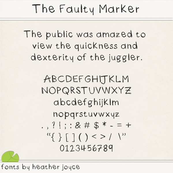 The Faulty Marker