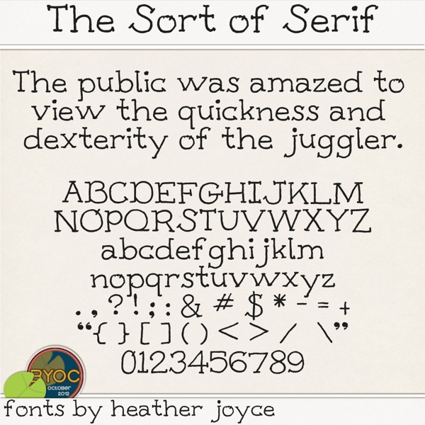 The Sort of Serif