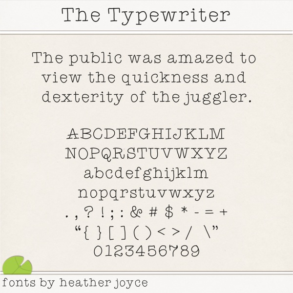 The Typewriter