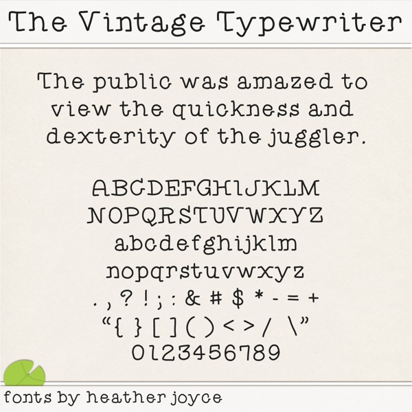 The Vintage Typewriter