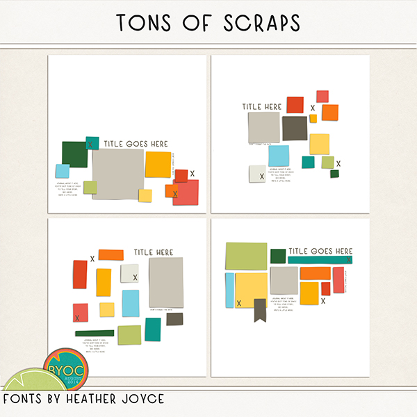 tons of scraps
