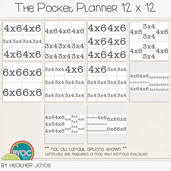 The Pocket Planner 12 x 12
