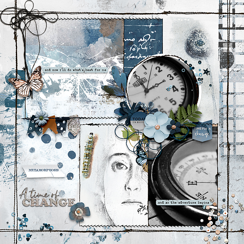 Hear My Voice: 09 - Changing | Digital Scrapbooking Template Duo - Image 8