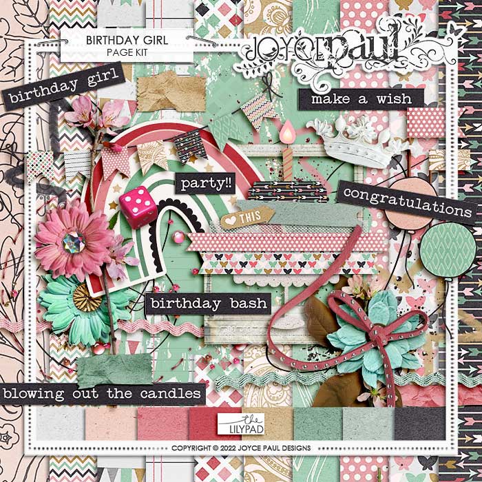 Birthday Girl - Pagekit by Joyce Paul