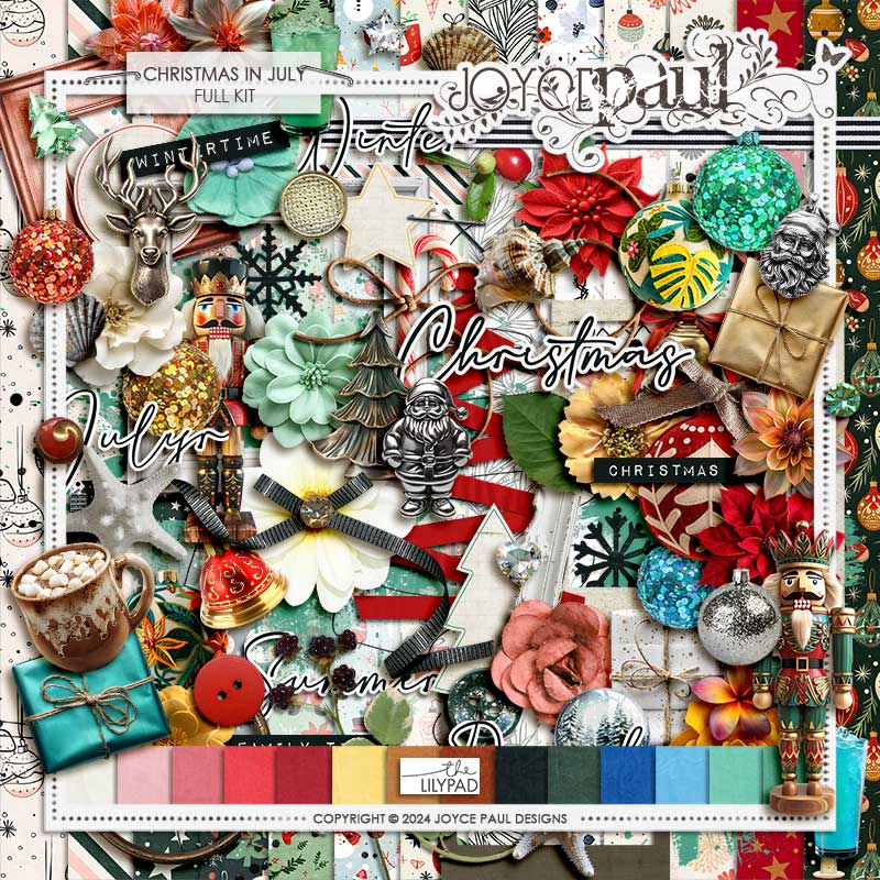 Christmas in July - Kit by Joyce Paul