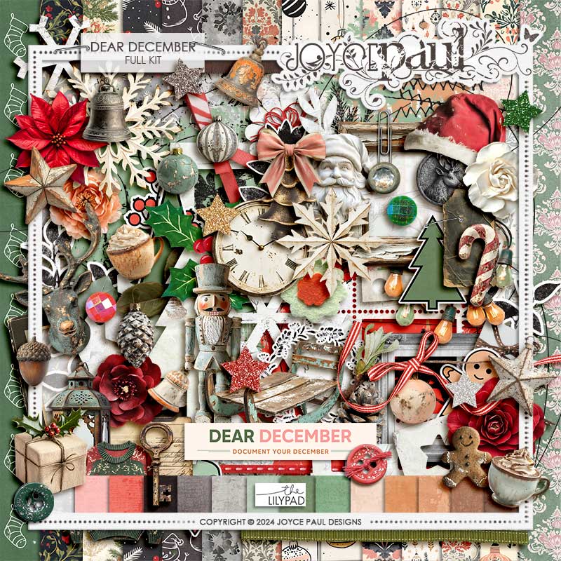 Dear December - Full Kit by Joyce Paul