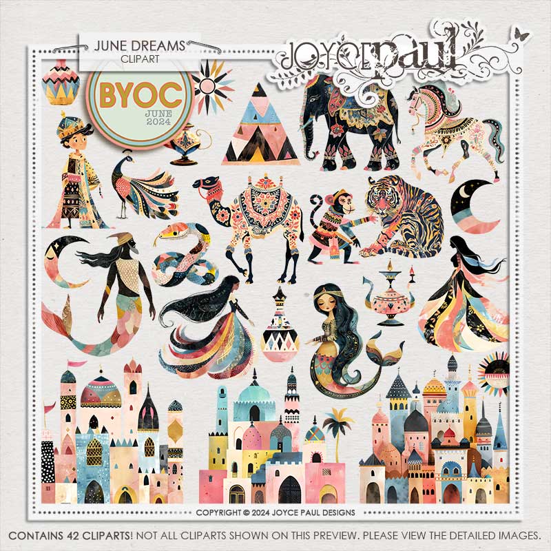 June Dreams - Clipart by Joyce Paul
