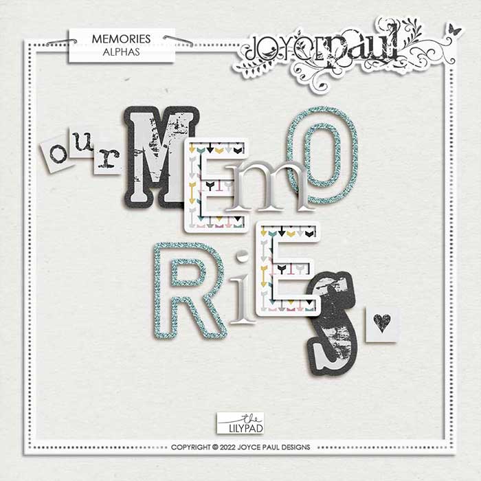 Memories - Full Kit by Joyce Paul - Image 2