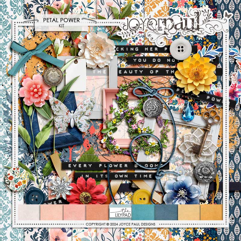 Petal Power - Kit by Joyce Paul