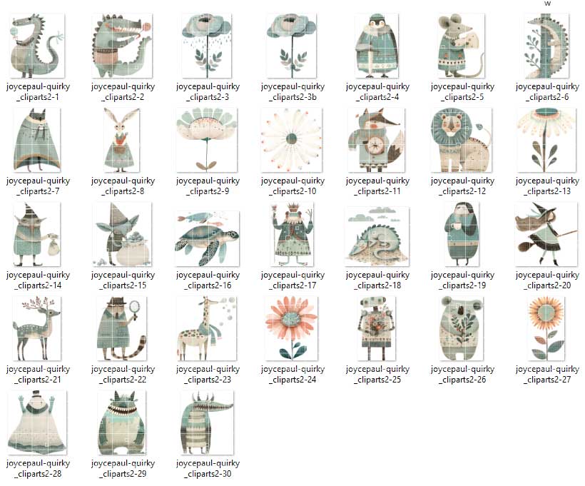 Quirky Clipart 2 - Image 2