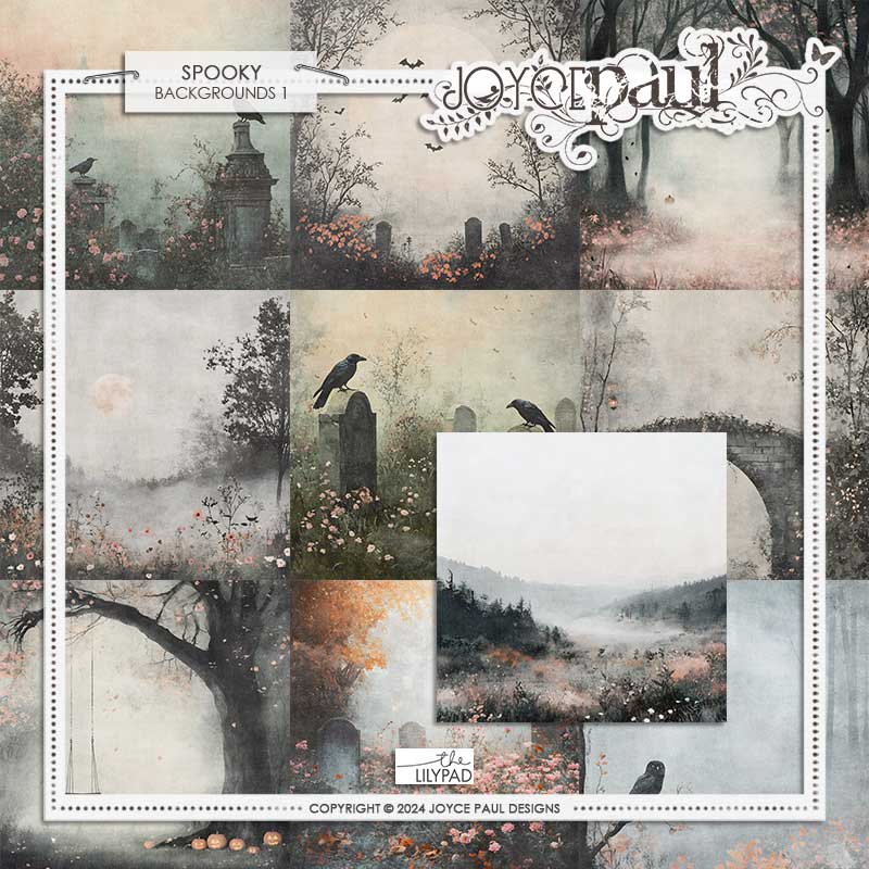 Spooky - Backgrounds 1 by Joyce Paul Designs