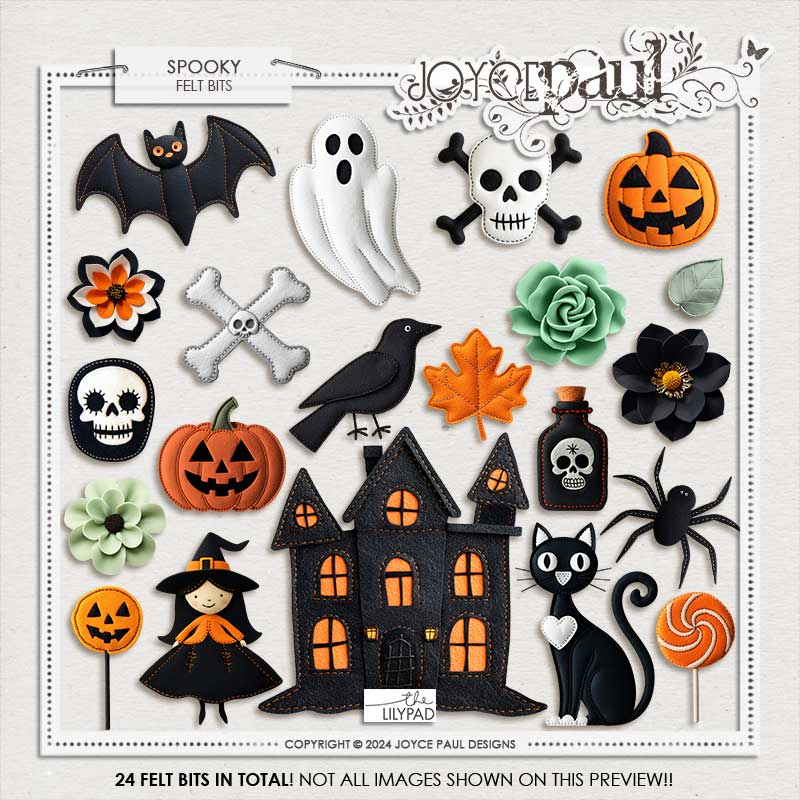 Spooky - Felt Bits by Joyce Paul Designs