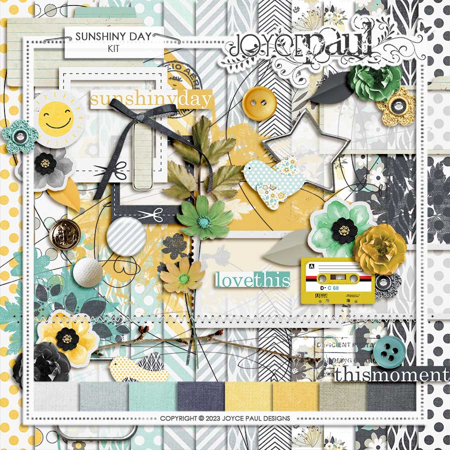 Sunshiny Day - Kit by Joyce Paul
