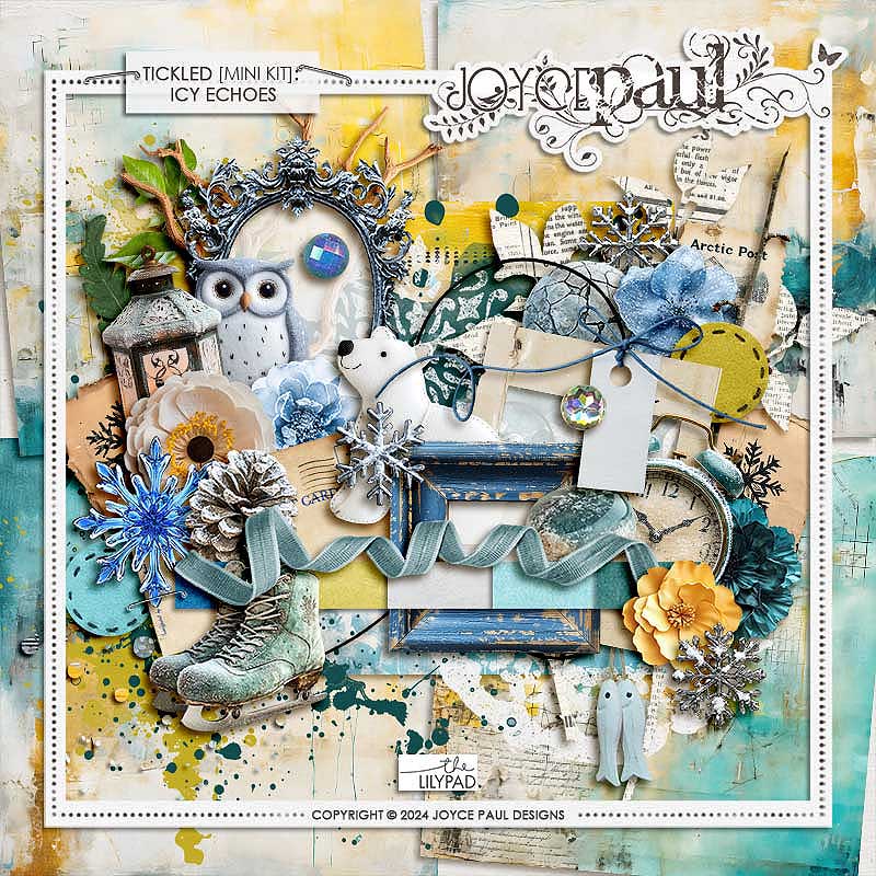 Tickled: Icy Echoes Mini Kit by Joyce Paul