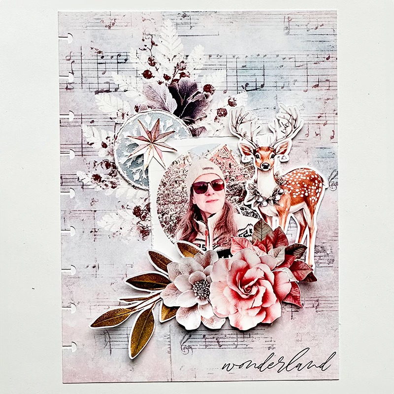 Winter Nostalgia - Junk Journal Papers by Joyce Paul - Image 2