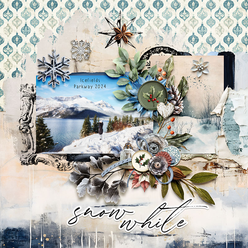 Winter Nostalgia - Junk Journal Papers by Joyce Paul - Image 9