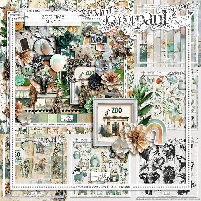 Zoo Time - Bundle by Joyce Paul