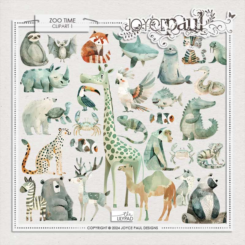 Zoo Time - Bundle by Joyce Paul - Image 10
