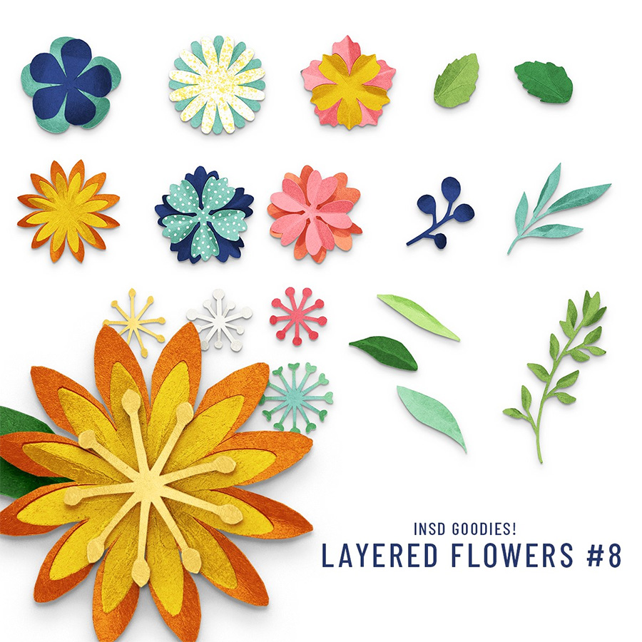 PU/CU - Layered Flowers #8 - Image 3