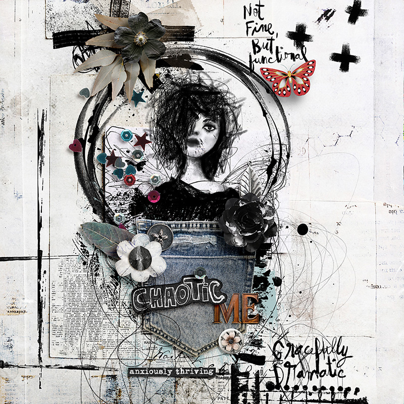 Tender Chaos (artsy papers) by Little Butterfly Wings - Image 9