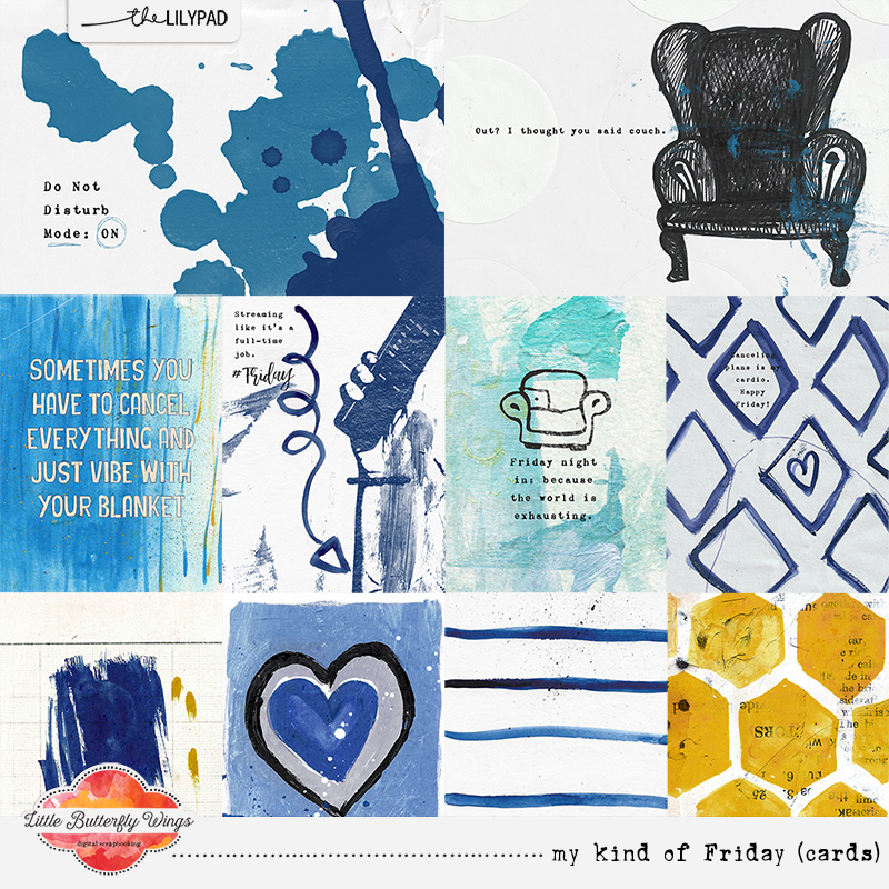 My kind of Friday (cards) by Little Butterfly Wings