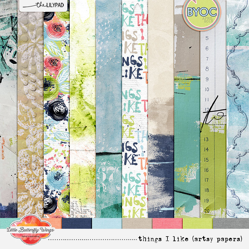 Things I like (artsy papers) by Little Butterfly Wings