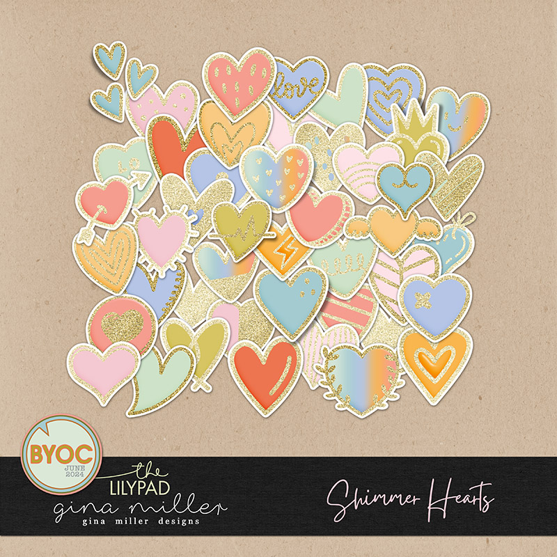 Shimmer Hearts