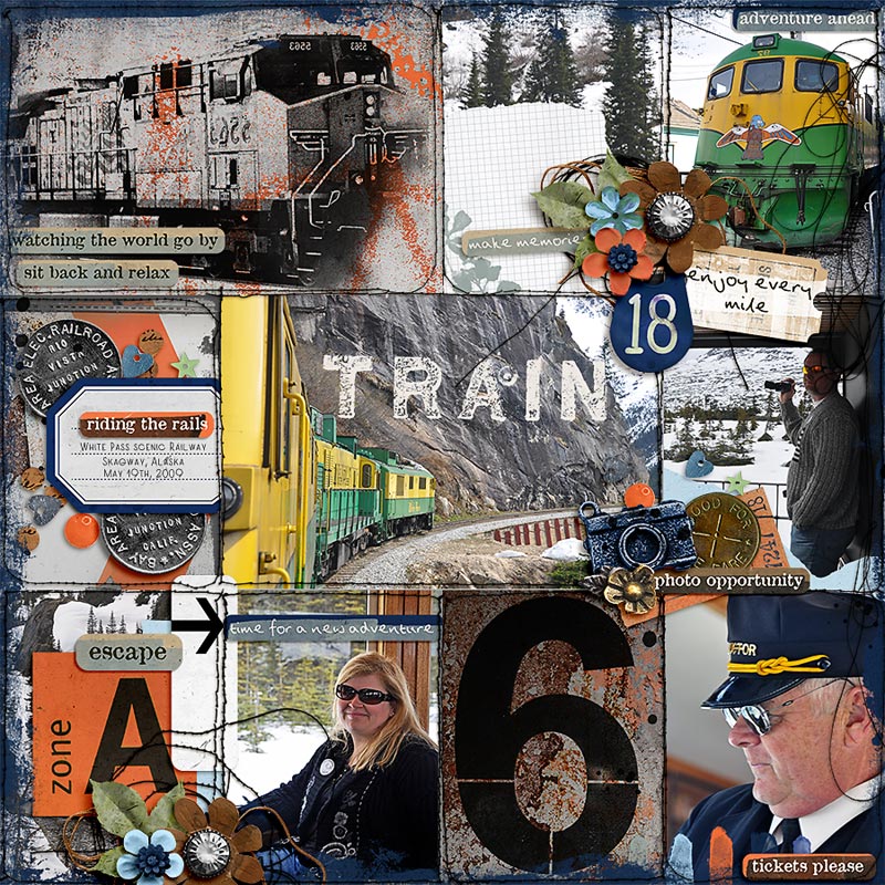 Riding The Rails: Stamps and Brushes - Image 6