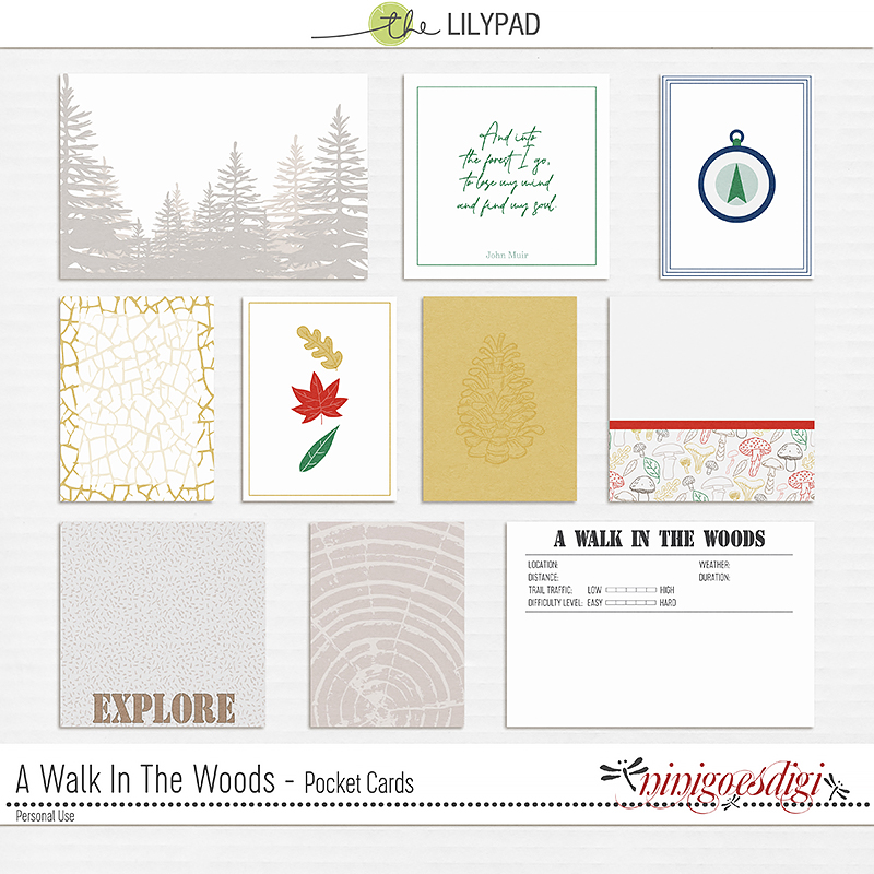 A Walk In the Woods | Pocket Cards