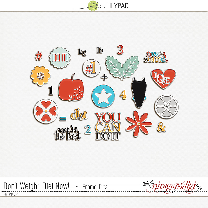 Don't Weight, Diet Now! | Enamel Pins