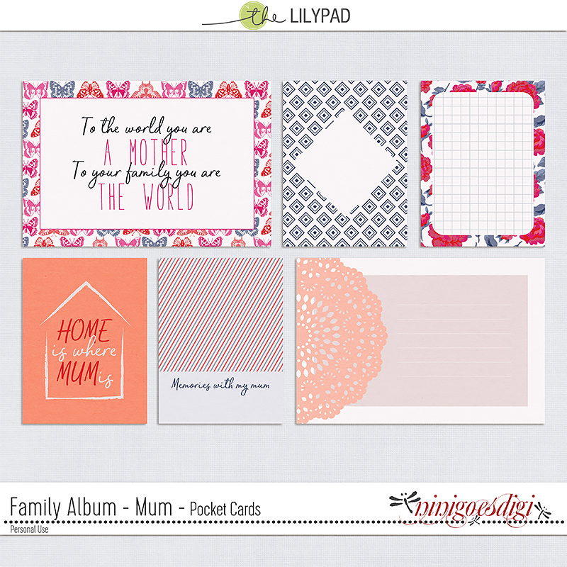 Family Album - Mum | Pocket Cards