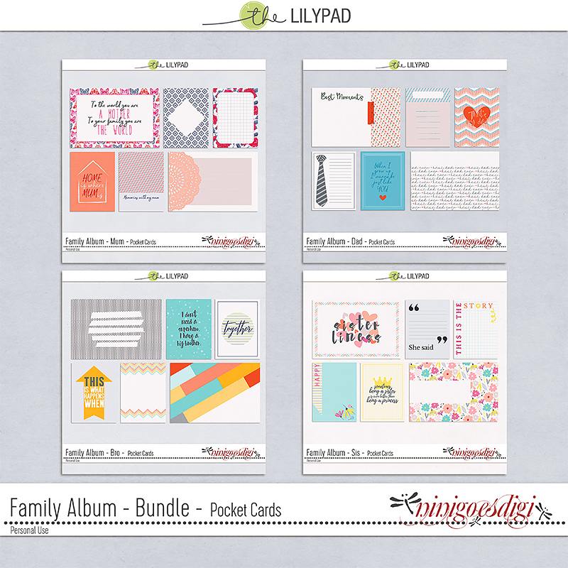 Family Album - Pocket Cards | Bundle