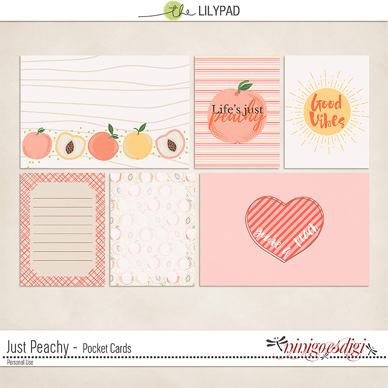 Just Peachy | Pocket Cards