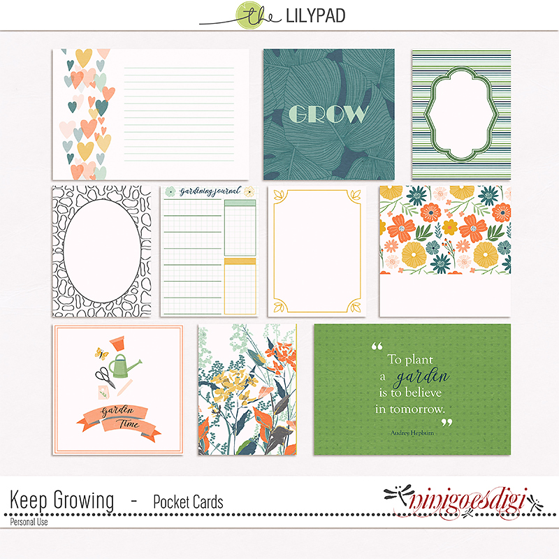 Keep Growing | Pocket Cards
