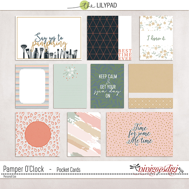 Pamper O'Clock | Pocket Cards