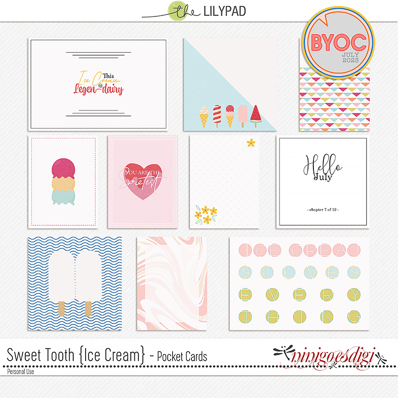 Sweet Tooth {Ice Cream} | Pocket Cards