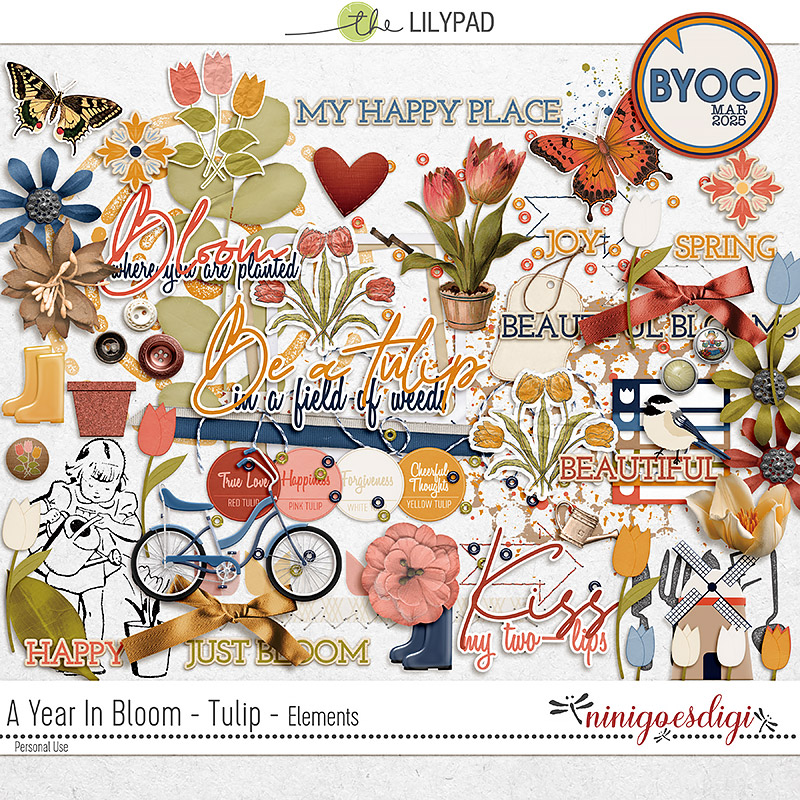 A Year In Bloom - Tulip | Bundle by ninigoesdigi - Image 4