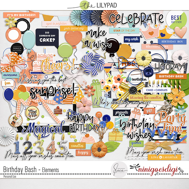 Birthday Bash | Kit by ninigoesdigi and Designed by Soco - Image 2