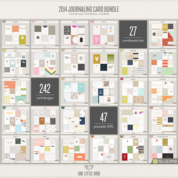 2014 Journaling Card Bundle