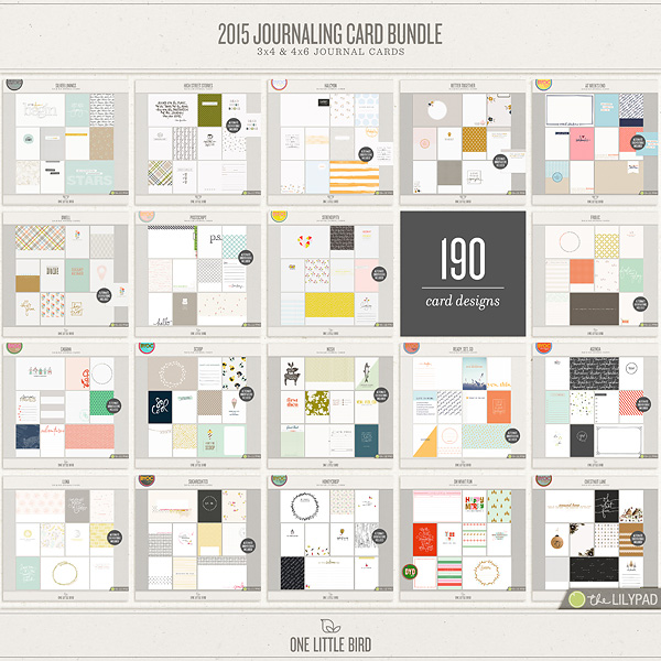 2015 Journaling Card Bundle