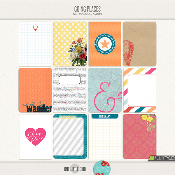 Going Places Journal Cards